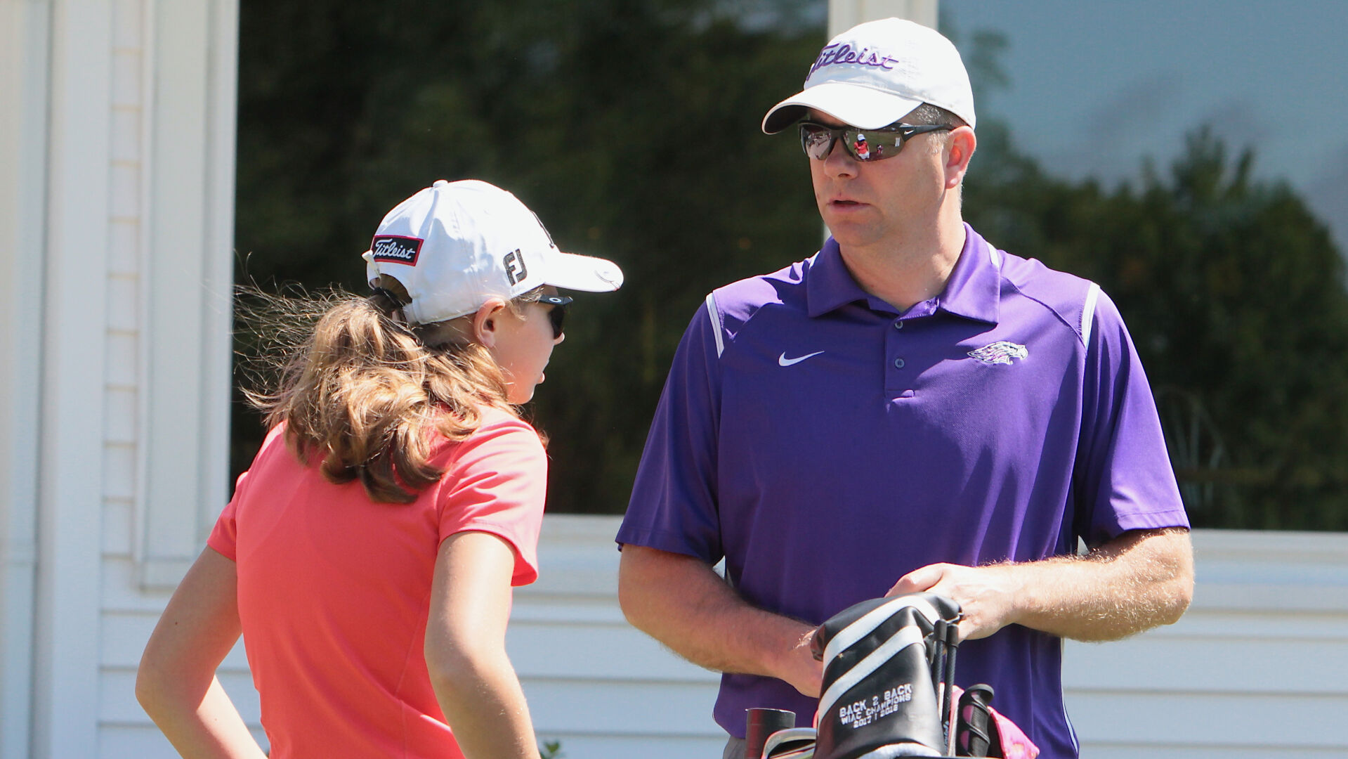 Jefferson coach Jeff Schmidt, daughter Payton